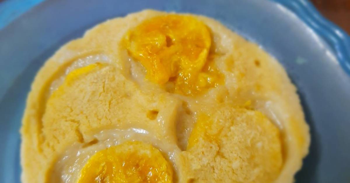Bánh chuối yến mạch hấp đơn giản