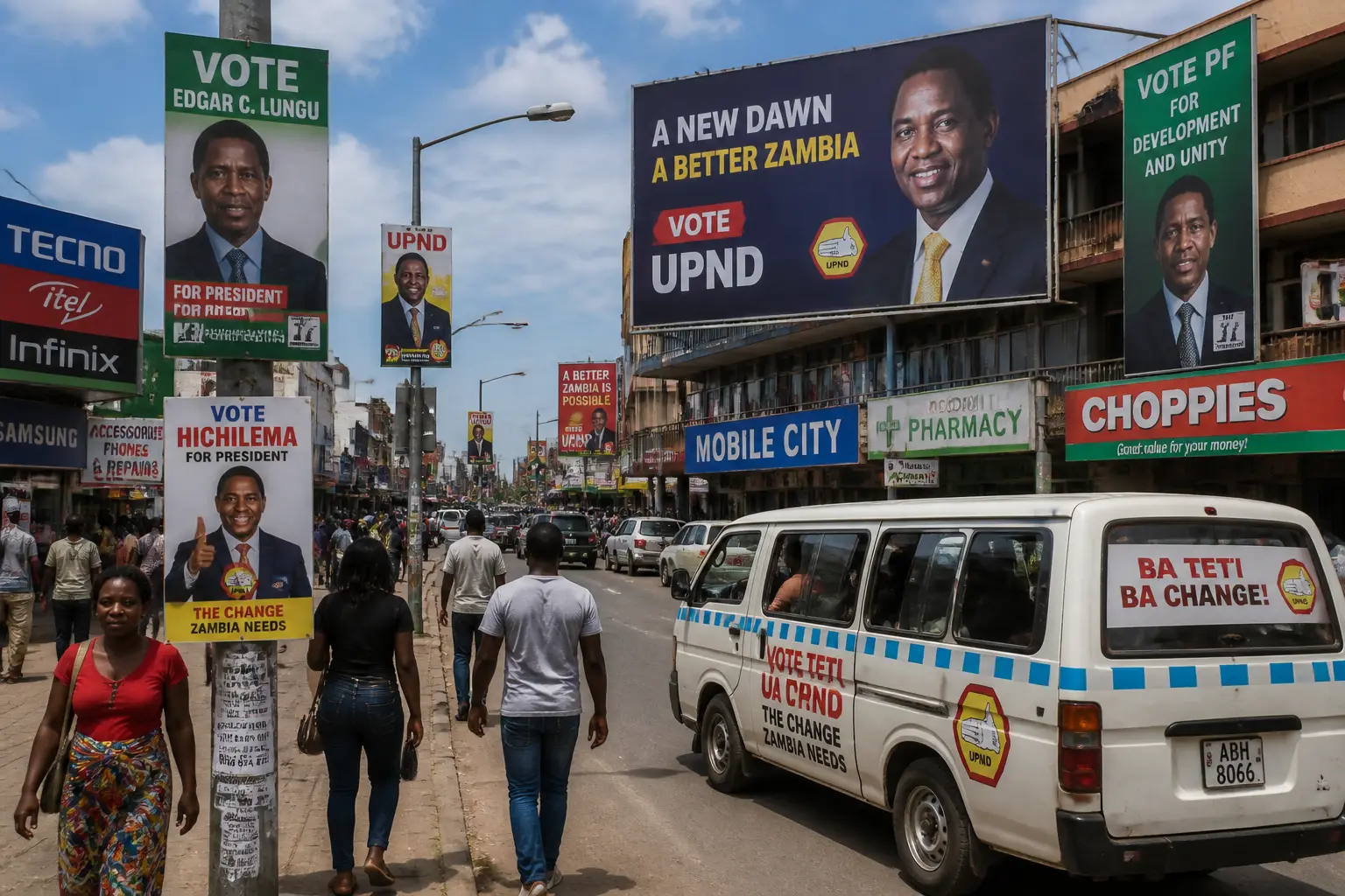 Editorial image for Zambian Election Campaigns Marred by Controversy and Uncertainty