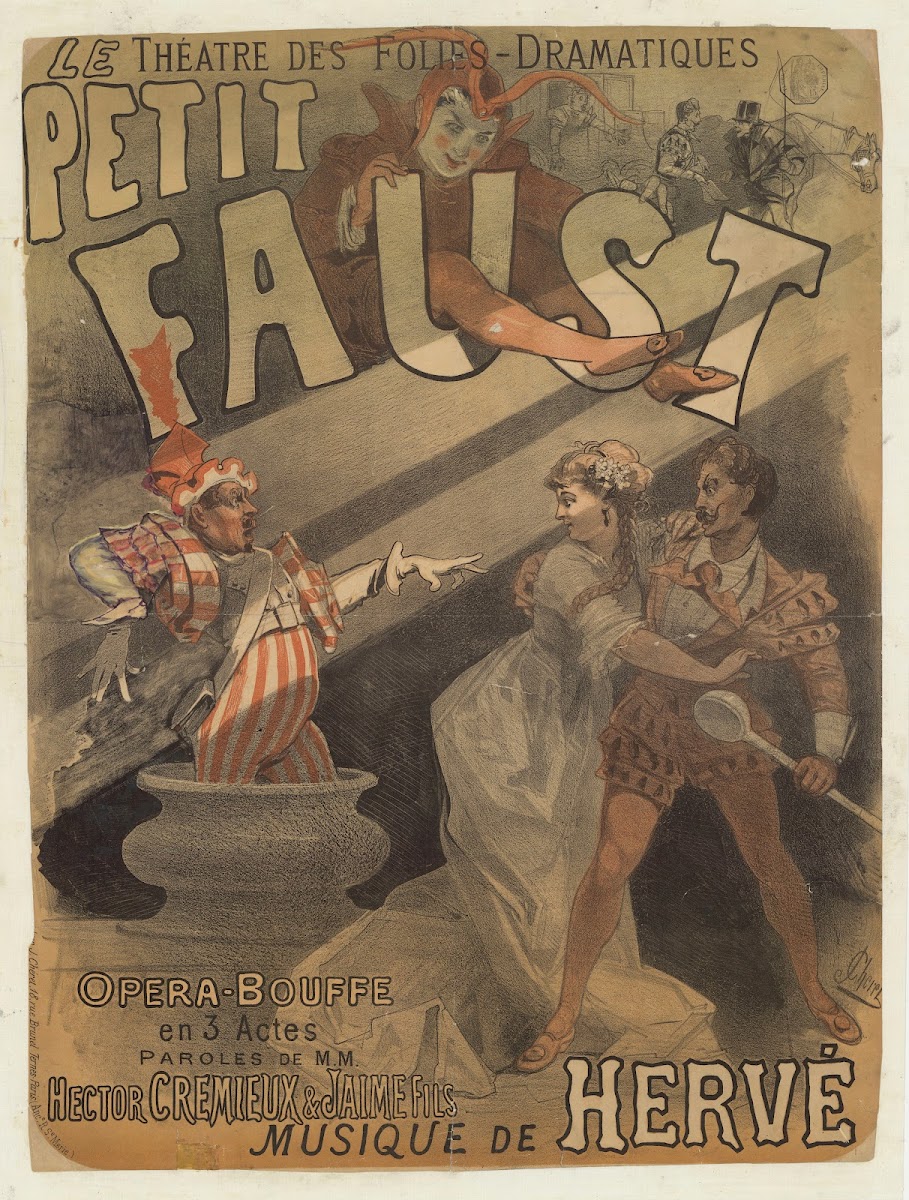 Théâtre des Folies Dramatiques Le Petit FaustMusique de Hervé 1869