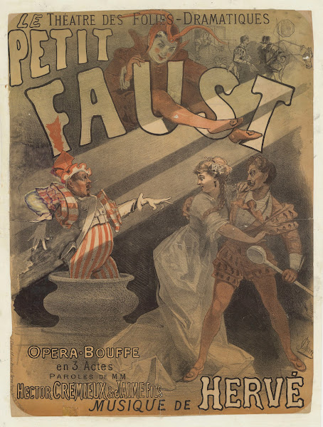 Théâtre des Folies Dramatiques Le Petit FaustMusique de Hervé 1869