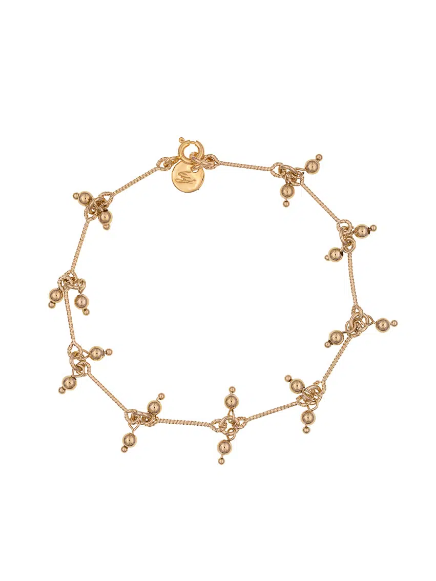 Браслет с гранатиками