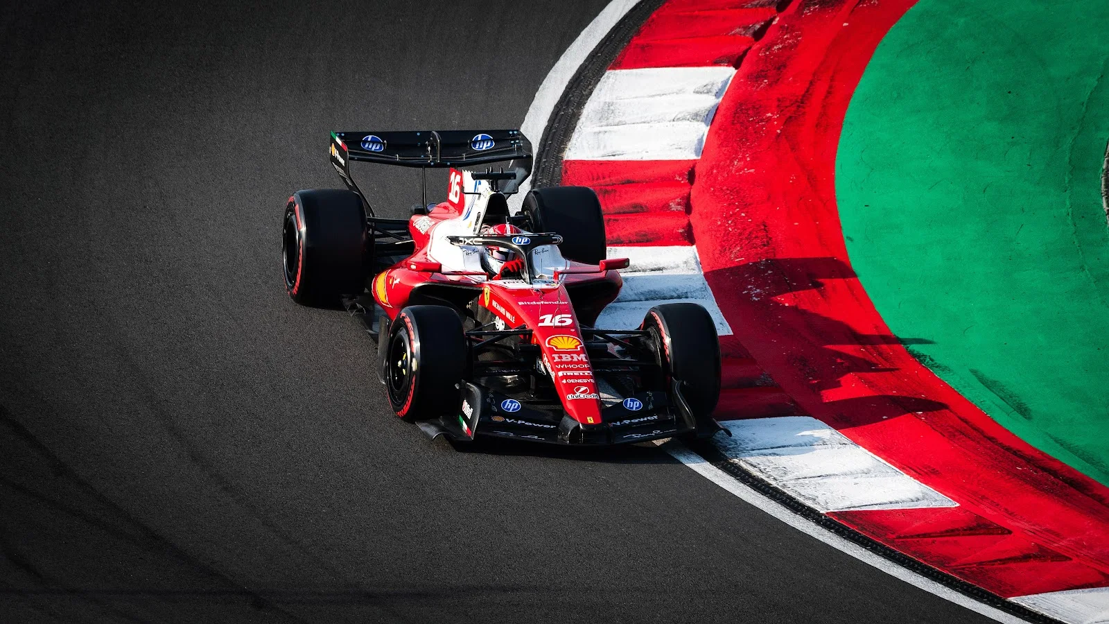 Charles Leclerc Ferrari F1 Car - Sports Photography 5K Wallpaper (5568x3132)