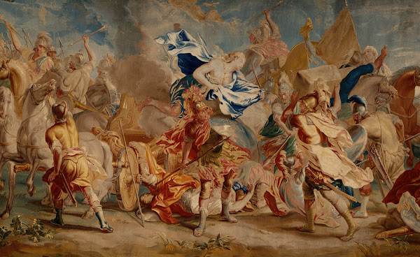 Combat between Menelaus and Paris circa 1740