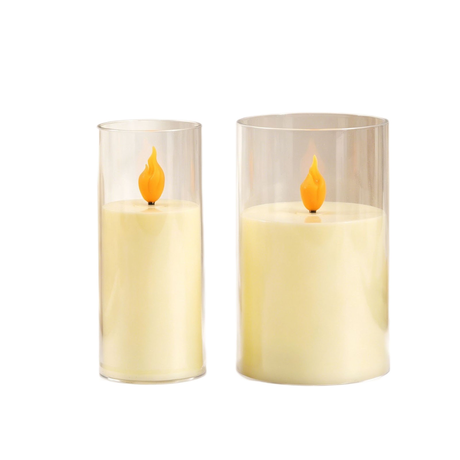 LED electronic candle with flame effect