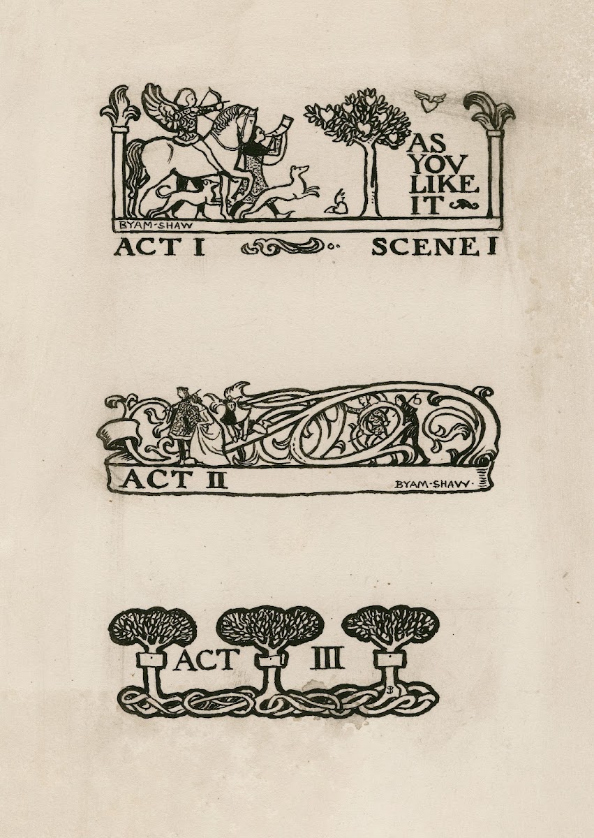 As You Like It Headings 2 1900