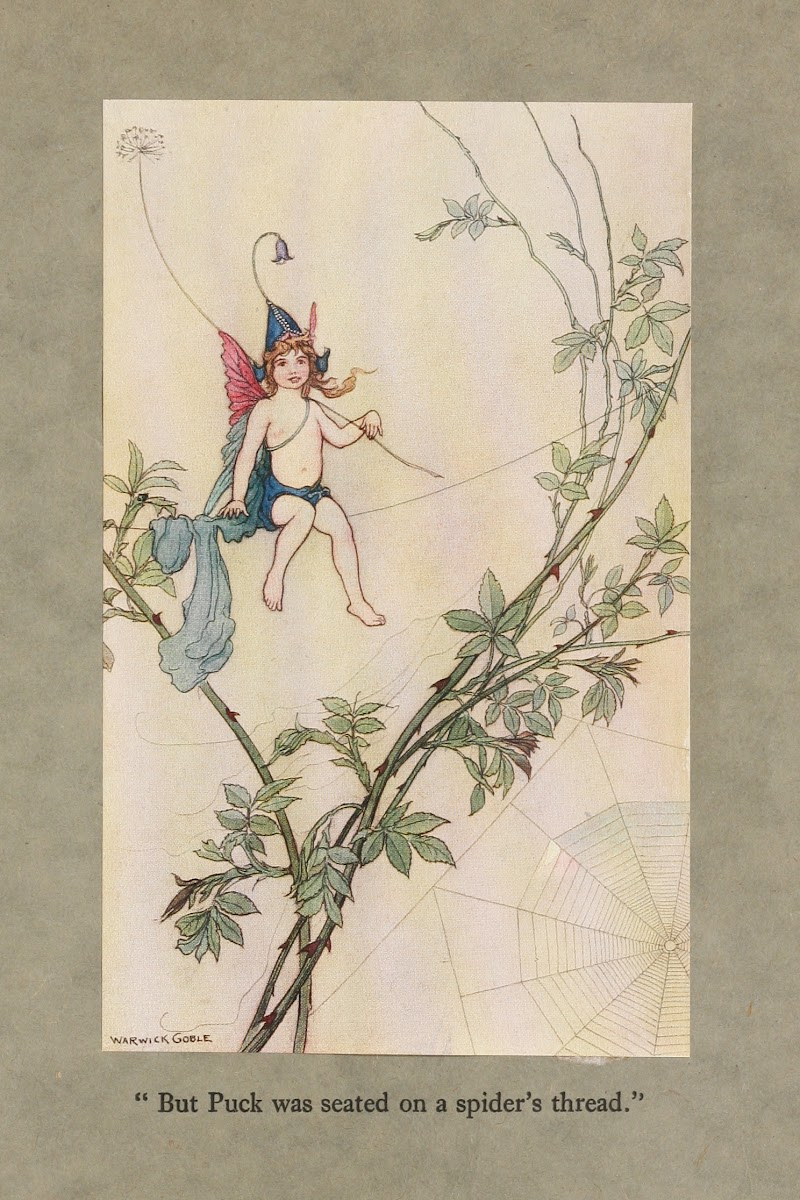 But Puck was seated on a spiders thread 1920
