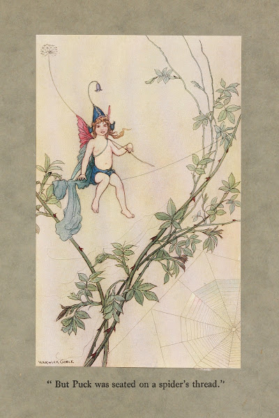 But Puck was seated on a spiders thread 1920