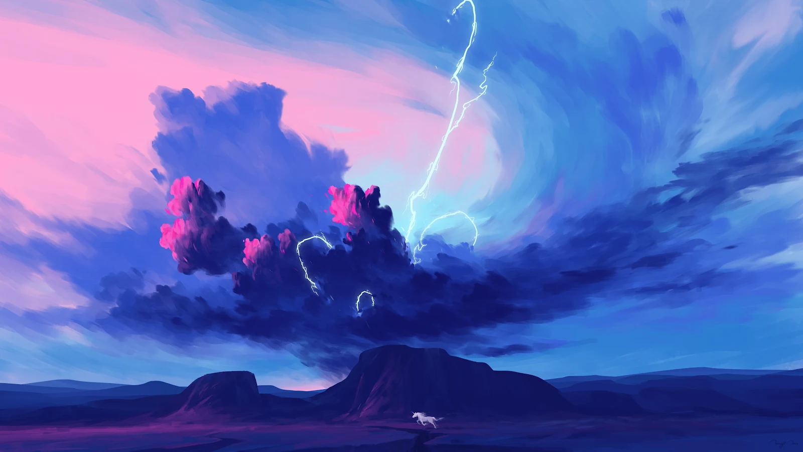 A Stunning Digital Art, Artwork, Illustration, Landscape 4K Desktop and Mobile Wallpaper Background (3840x2160)