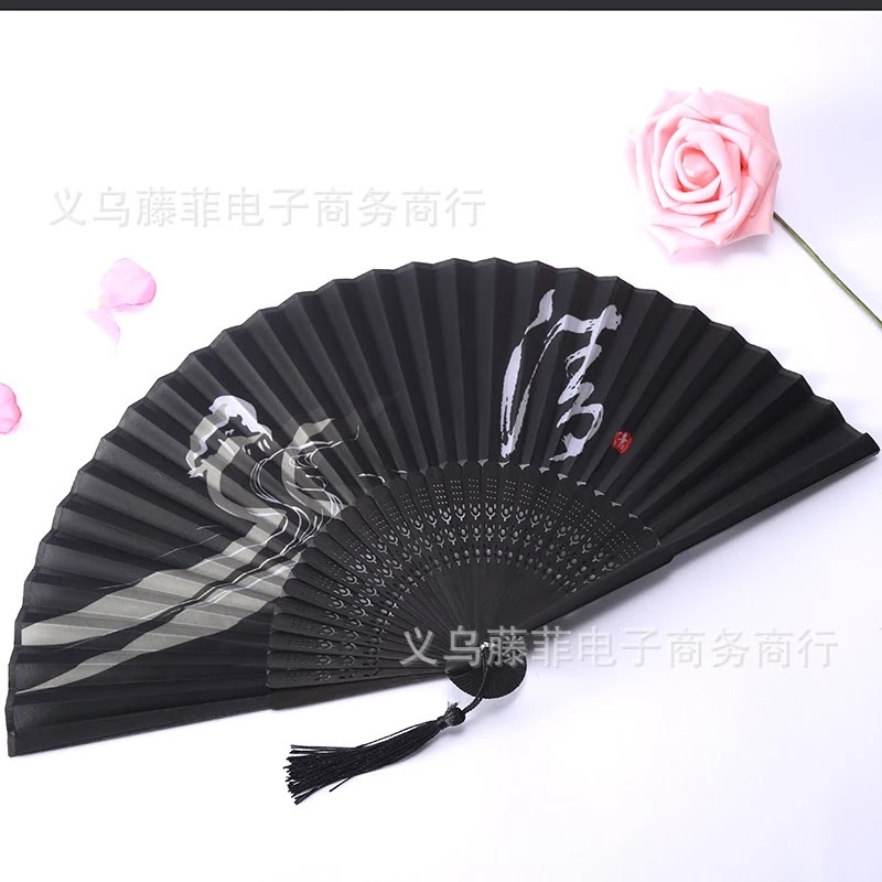 Quạt Cổ Trang Vải Lụa | Phong Cách Cổ Điển Xinh Xắn 1