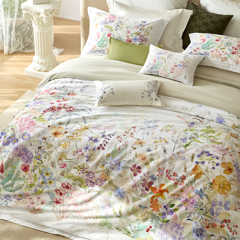 4-Piece Bedding Set, Long-Staple Cotton, French Style