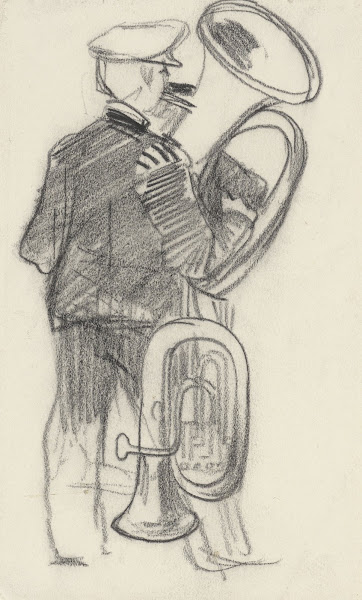 Muzikant met tuba 1873   1917