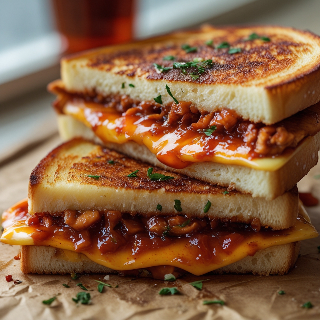 BBQ Chicken Grilled Cheese: Easy Homemade Comfort Food