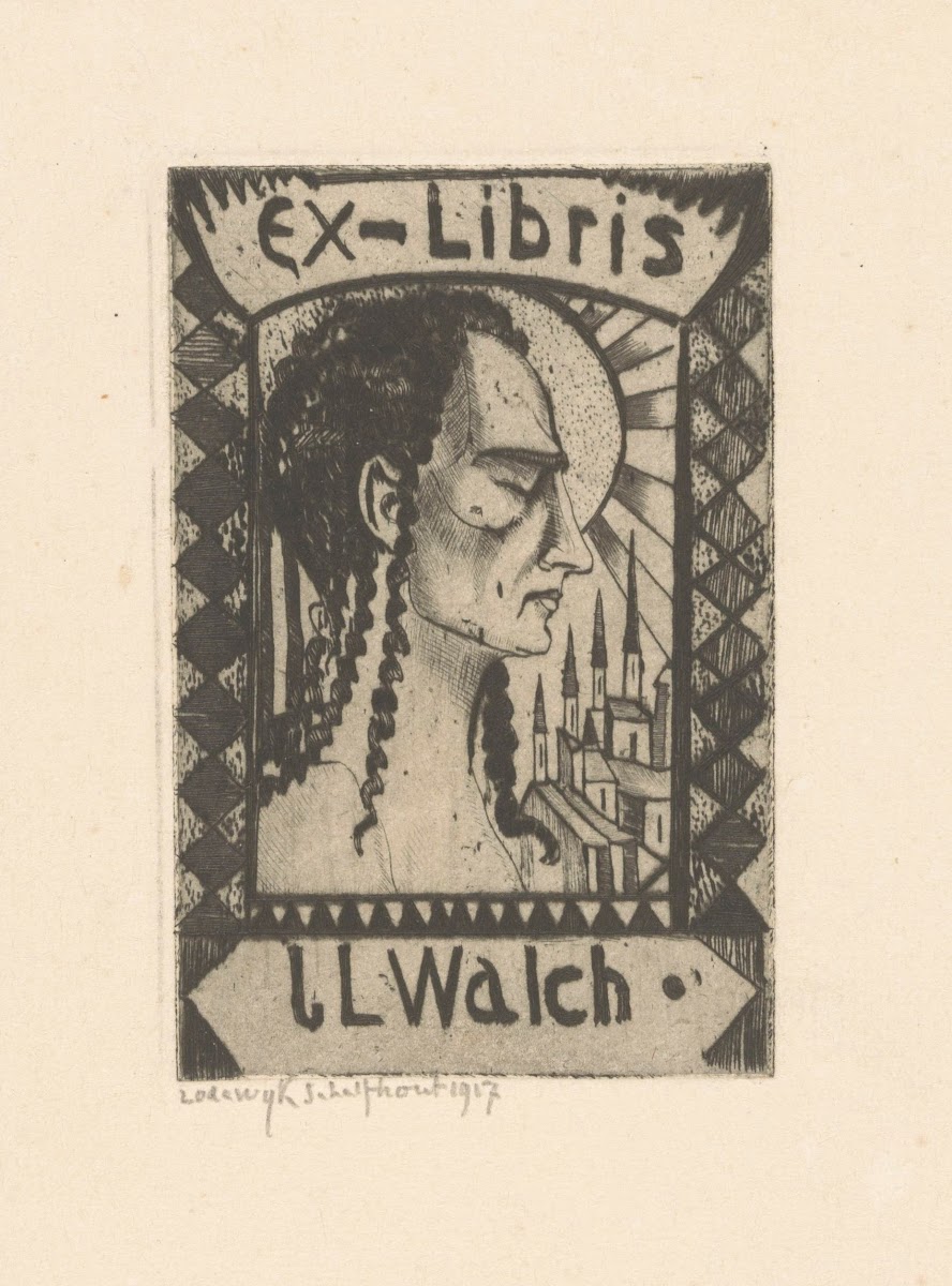 Ex Libris Van Jan Walch 1917