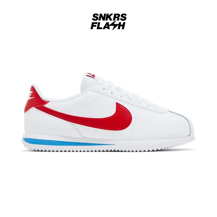 NIKE CORTEZ FORREST GUM WHITE VARSITY RED - Size 36