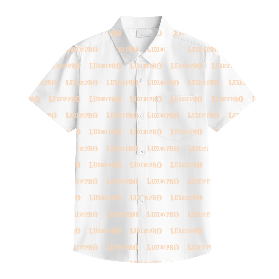 3D Kids Hawaiian shirt with pocket