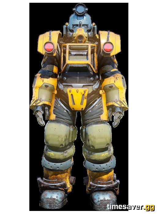 Fallout 76 Excavator Power Armor render
