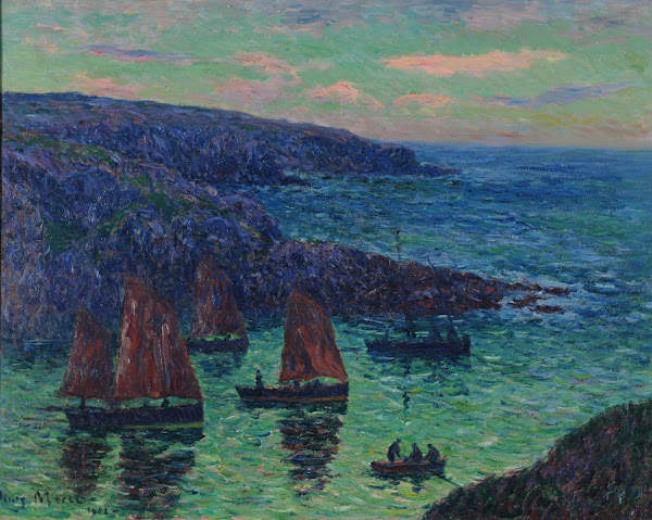 Le soir à Douëlan 1902