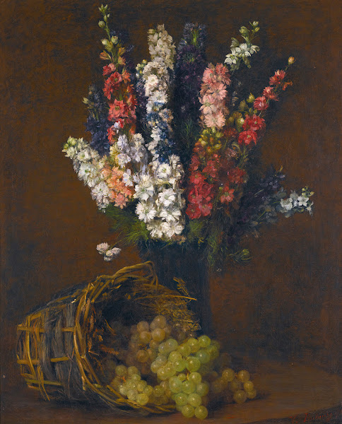Pieds dalouette et raisins blancs 1876