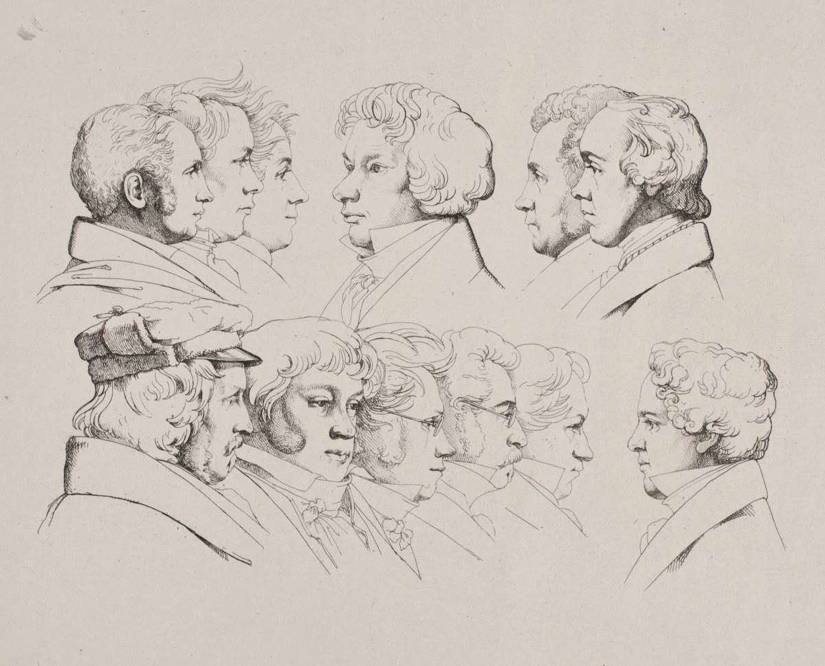 12 Portrætter Rom 1825 1825