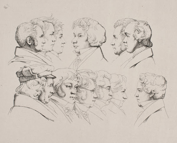 12 Portrætter Rom 1825 1825