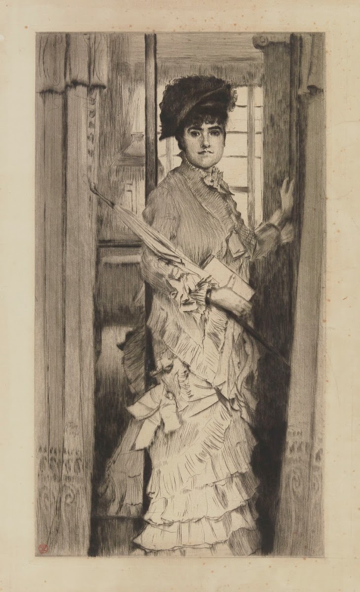 Portrait de Miss L ou Il faut quune porte soit ouverte ou fermée 1876