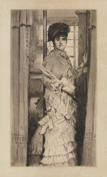 Portrait de Miss L ou Il faut quune porte soit ouverte ou fermée 1876