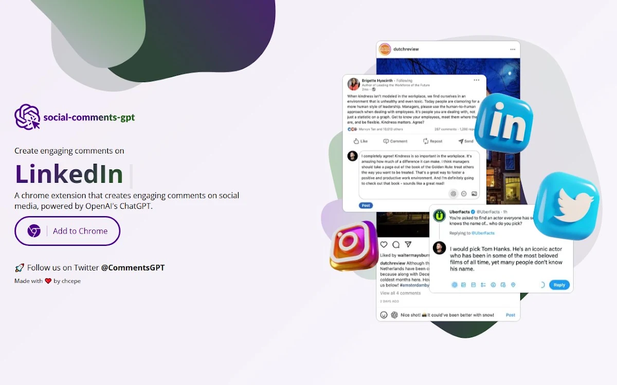 Captura de Social Comments GPT