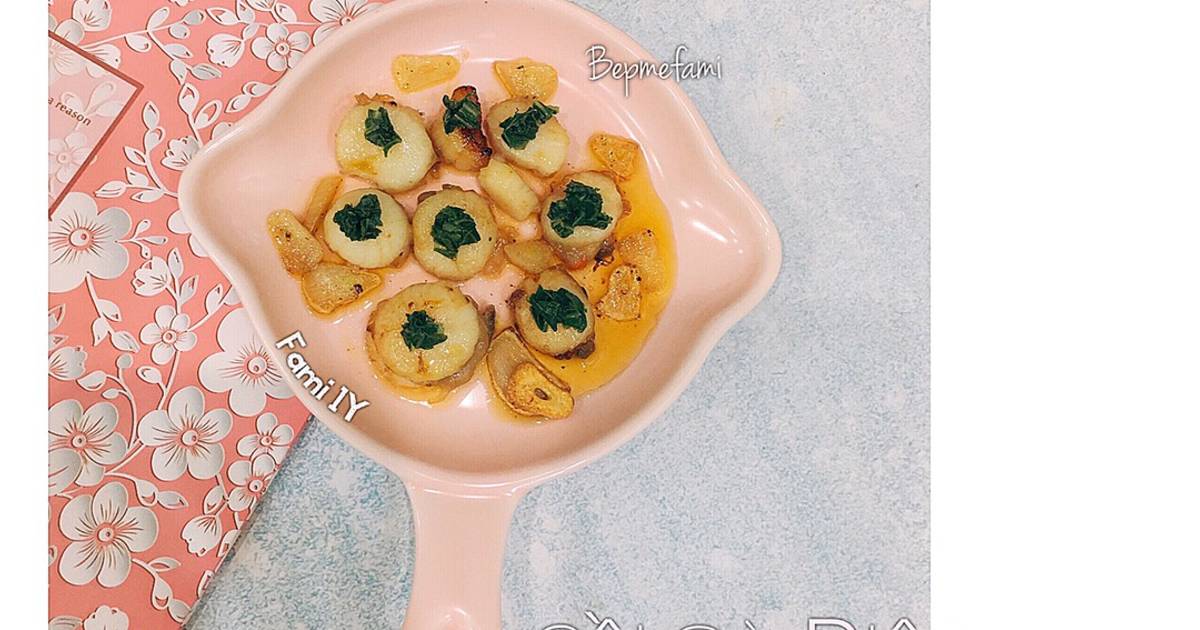 Cồi Sò Điệp Sốt Bơ Chanh Cho bé