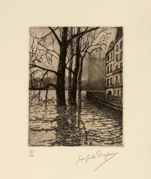 Le Quai dOrléans  Inondations