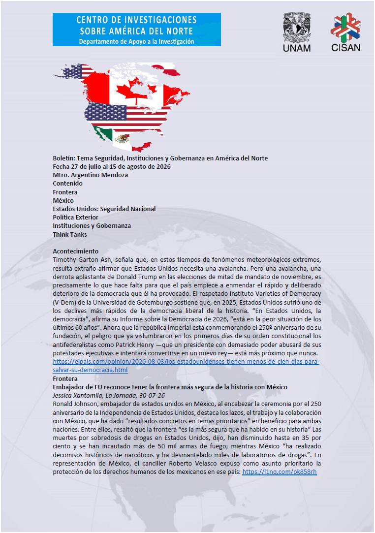 Portada del boletín