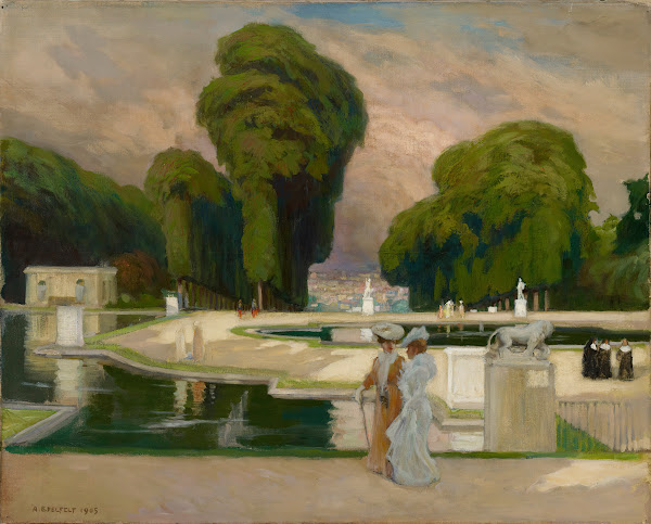 From St Cloud Park Paris 1905