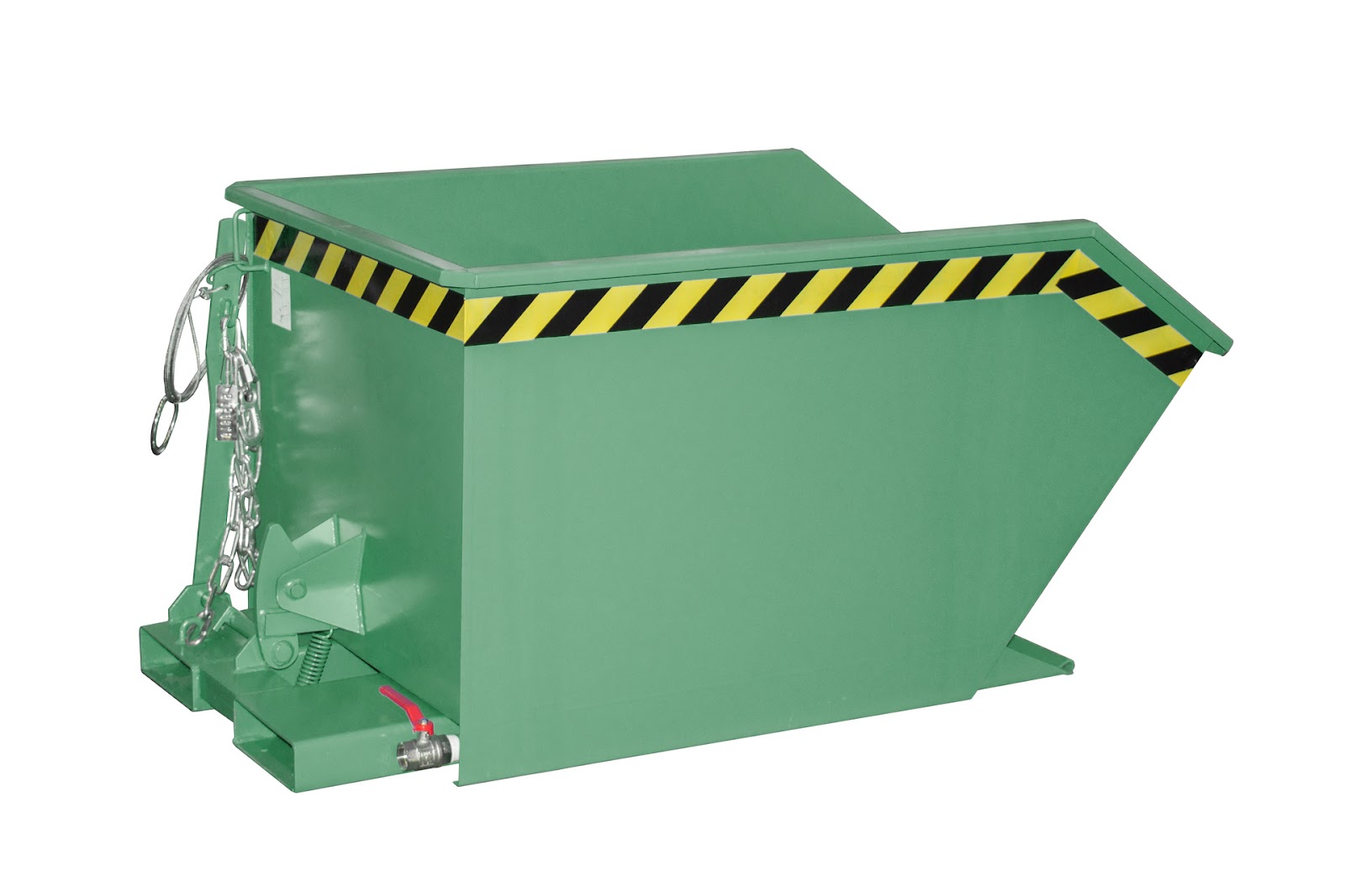 Spaander-kiepcontainer GU-E 500, gelakt, Resedagroen