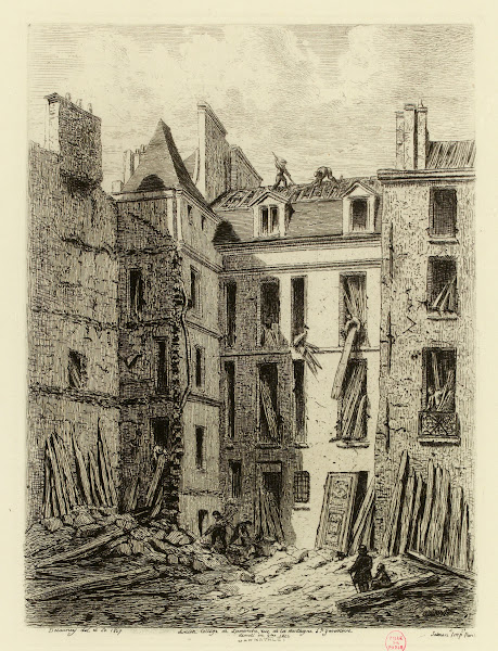 Ancien collège de Lamarche rue de la Montagne Ste Geneviève démoli en octobre 18