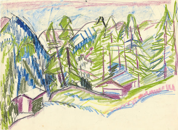 Berglandschaft von Clavadel Circa 1925
