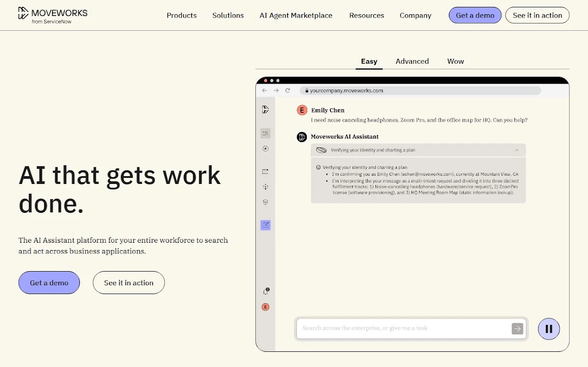 Captura de Moveworks