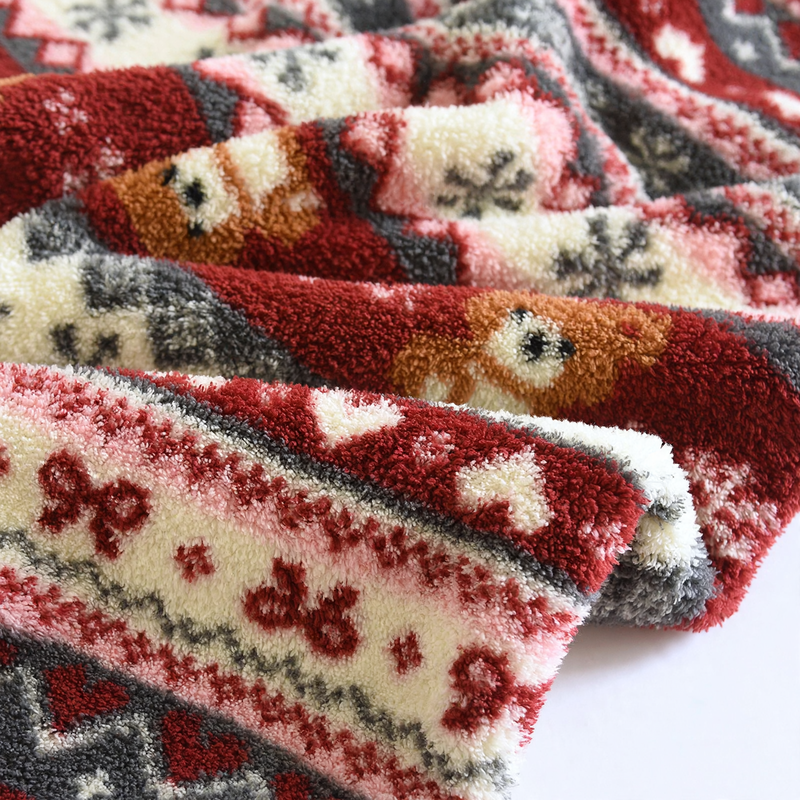 Damen-Schlafanzug, Flanell, warm, weihnachtliches Design