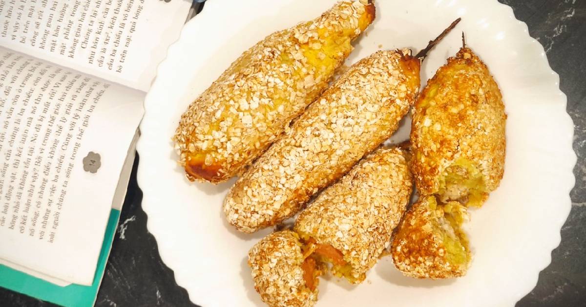 Corndog xúc xích gà Eat clean