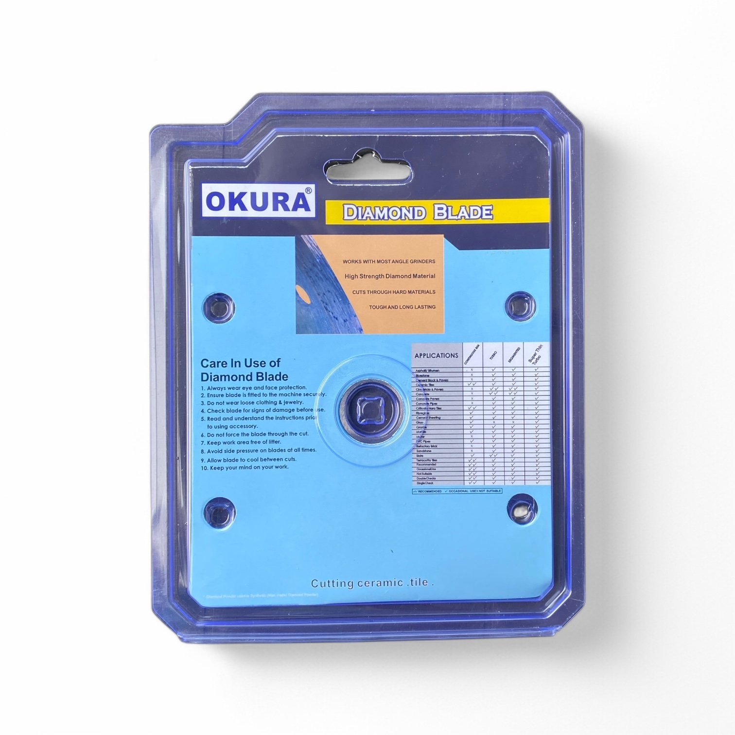 Okura Superthin Diamond Steel Cutting Disk