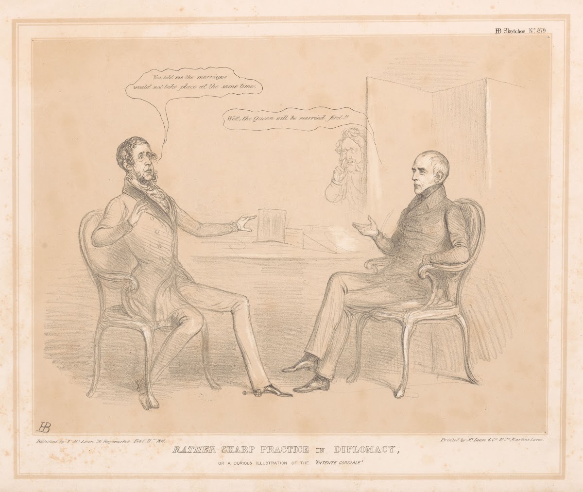 Rather sharp practice in diplomacy Or a curious illustration of the Entente Cord