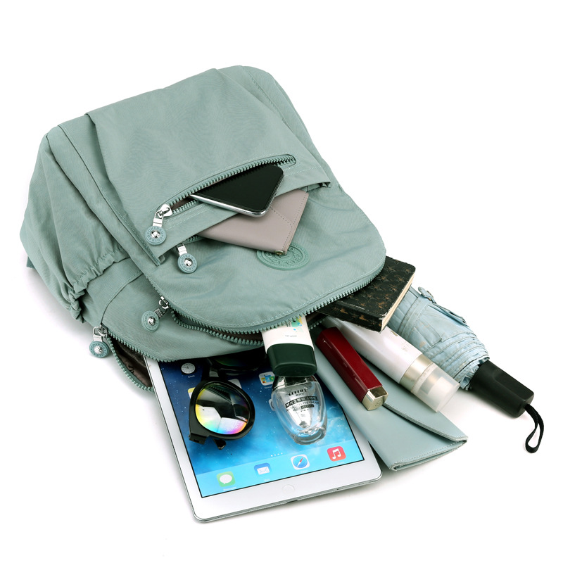 Women's backpack, nylon, abrasion-resistant, large capacity
