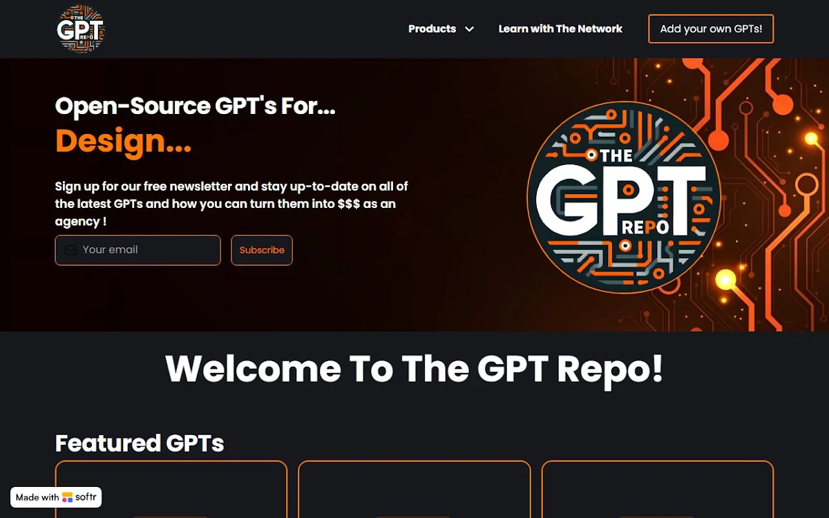 Captura de The GPT Repo