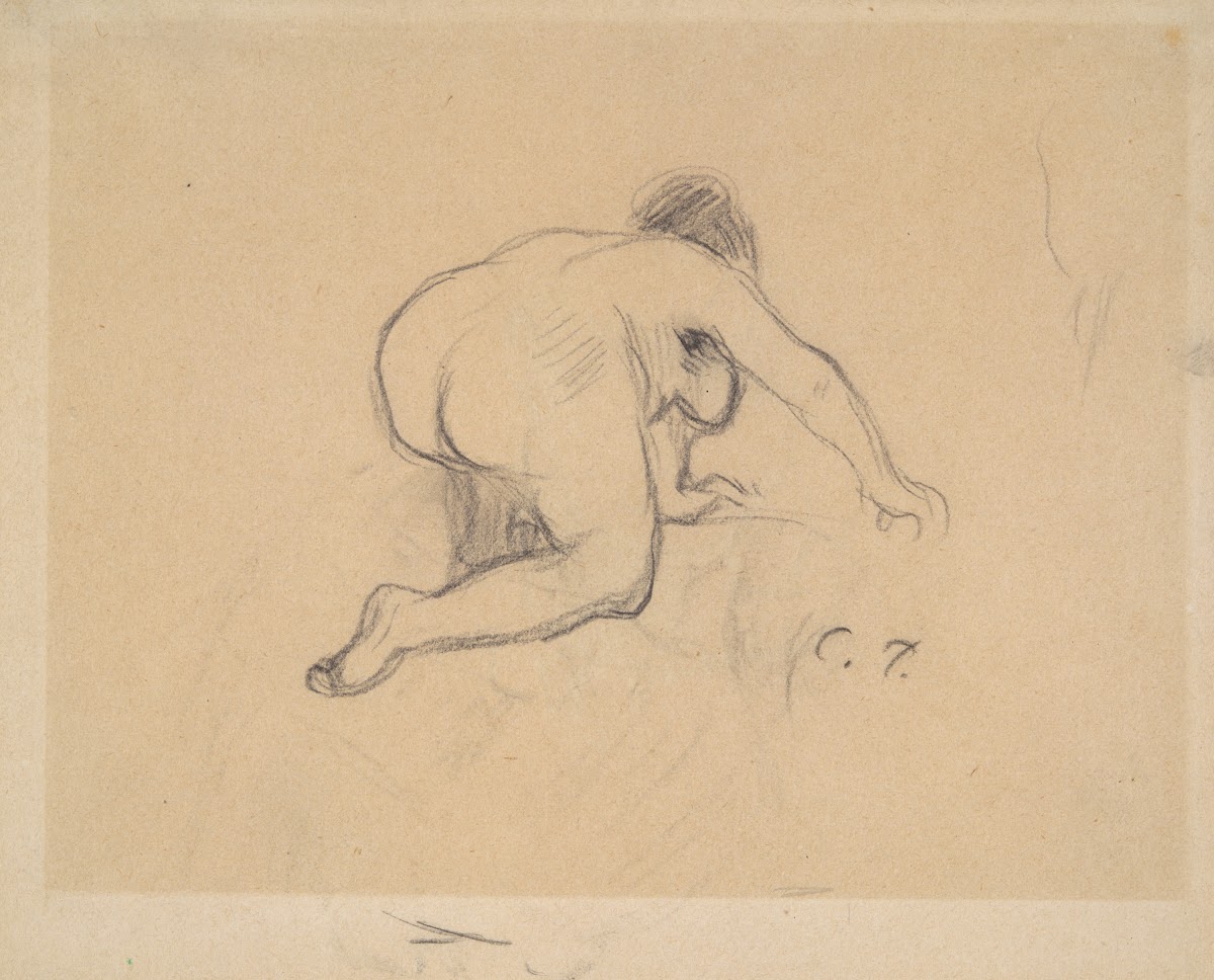 Woman Kneeling mid to late 19thcentury