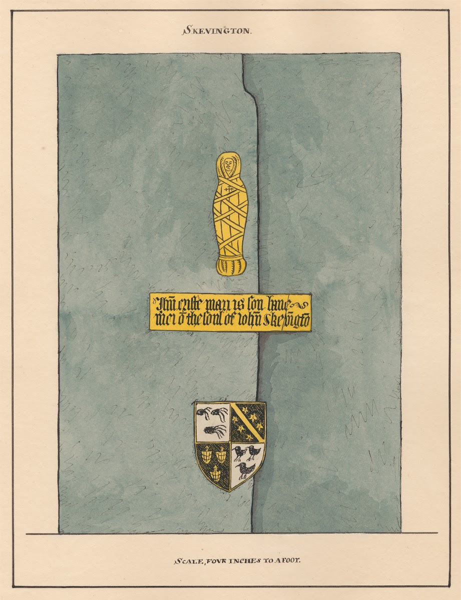 Brass Plate for John Skevington from Hornsey Church 1796 1811