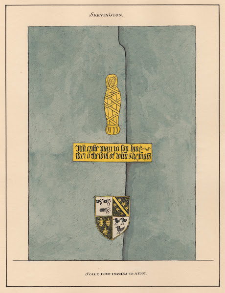 Brass Plate for John Skevington from Hornsey Church 1796 1811