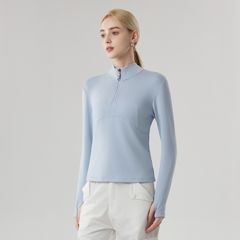 Women's half-zip sweatshirt