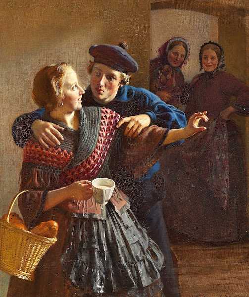 Kurtiserende par 1861