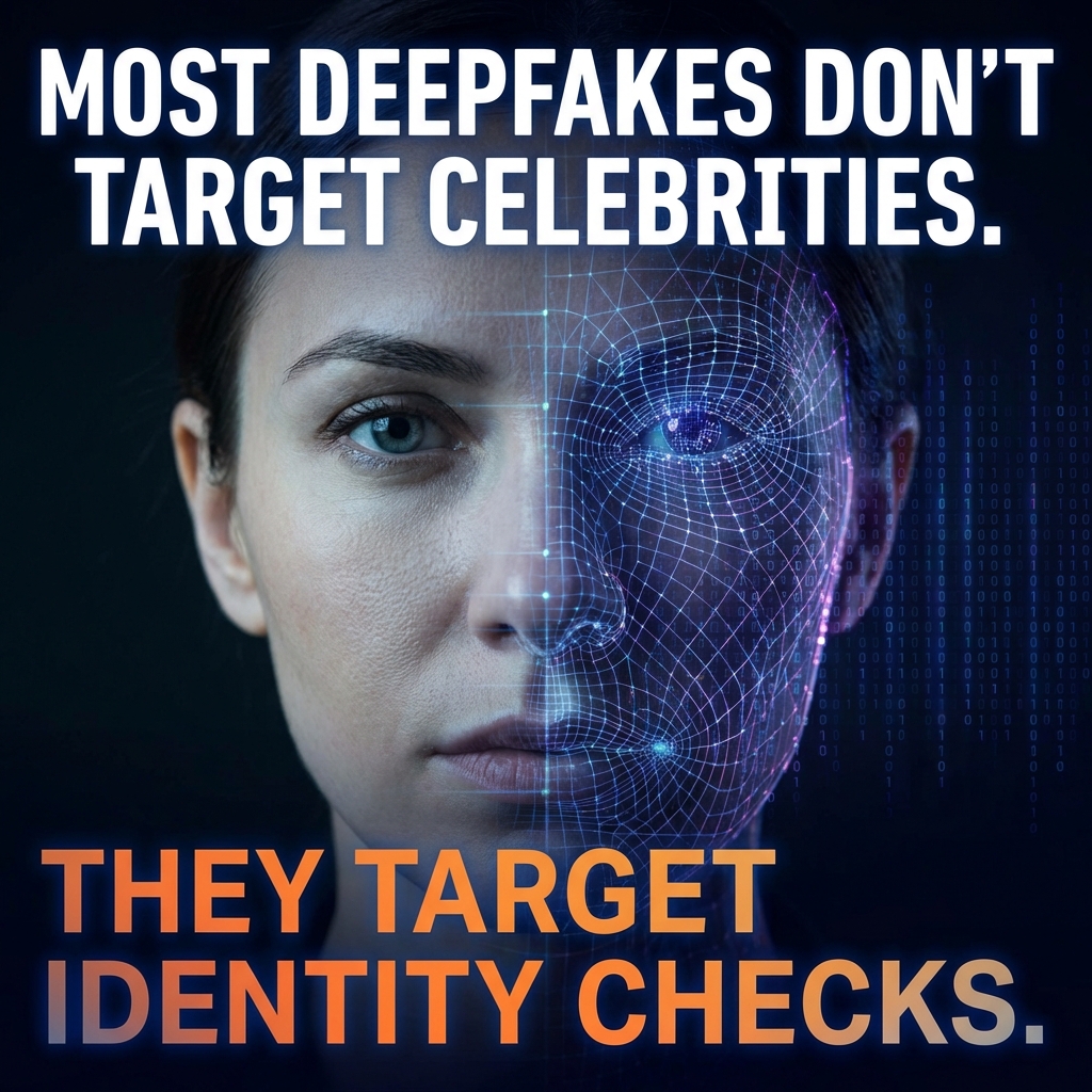 Most Deepfake Attacks Don't Target Celebrities — They Target the Identity Check You Just Ran