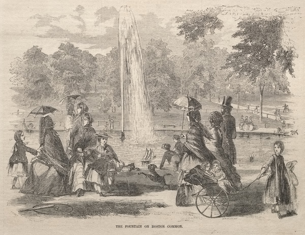 The Fountain at Boston Common 1857