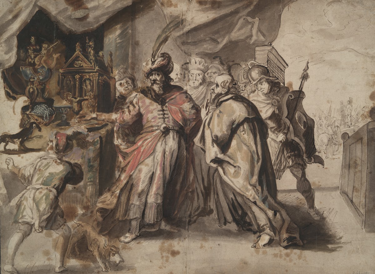Croesus Showing His Riches ToSolon