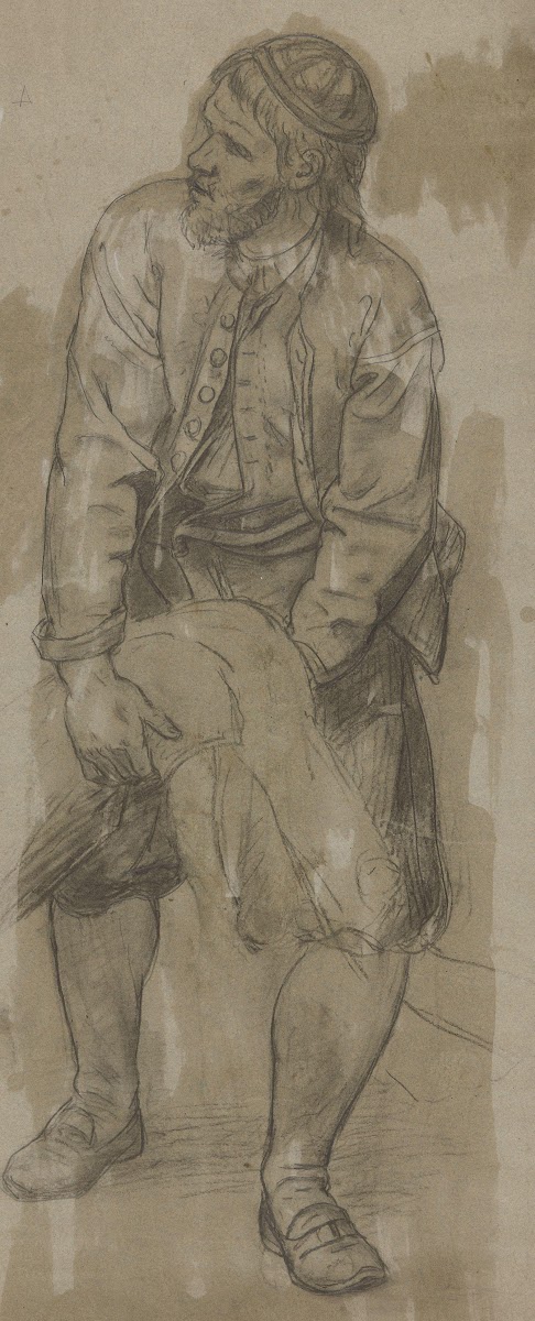 Figure of a Man Leaning Forward 1863
